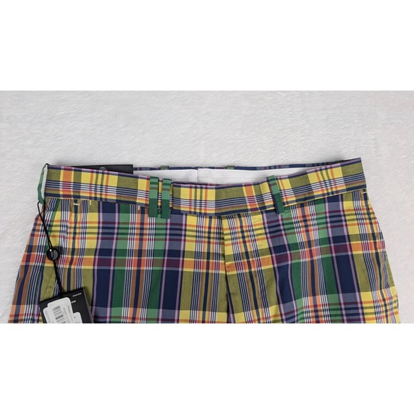 RLX Ralph Lauren Golf Plaid Chino Shorts Mens sz 30 Multicolor $98.50 NWT - Picture 2 of 11